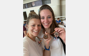Un podium pour Célia et Henrieta au Brussels Open Masters de Natation Artistique !