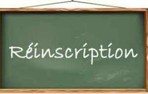 Réinscriptions