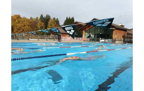 Stage au Carroz d’Âraches : des conditions de rêve pour nos nageurs