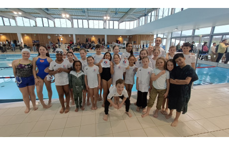 Compétition U11 : de beaux progrès pour les nageurs d’Annemasse !