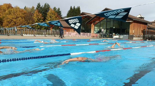 Stage au Carroz d’Âraches : des conditions de rêve pour nos nageurs
