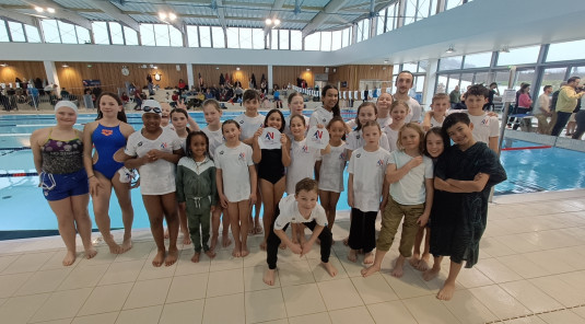 Compétition U11 : de beaux progrès pour les nageurs d’Annemasse !